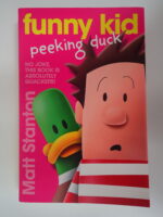 Funny Kid Peeking Duck